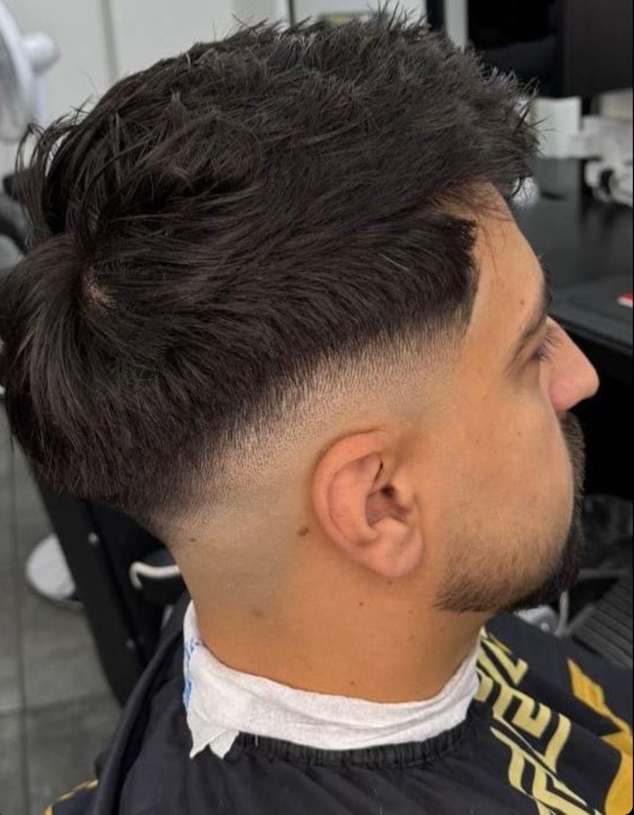 Men's skin fade haircut by Epic Barber, Woking